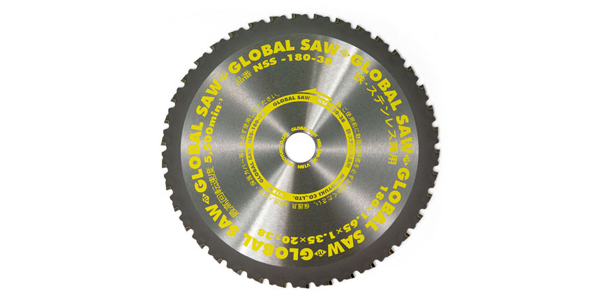 Piła tarczowa do cięcia stali GLOBAL SAW 180 x 1,65/1,35 x 20mm / 38z CERMET