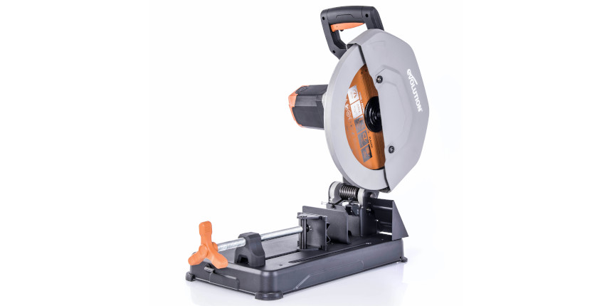 Wielozadaniowa przecinarka Evolution R355CPS z tarczą 355mm i stołem roboczym Evolution Chop Saw Stand