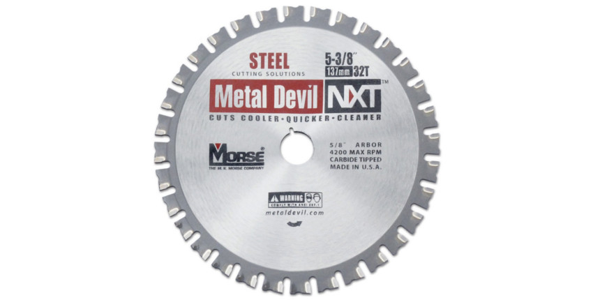 Piła widiowa TCT do cięcia stali Metal Devil NXT 137mm / 32z