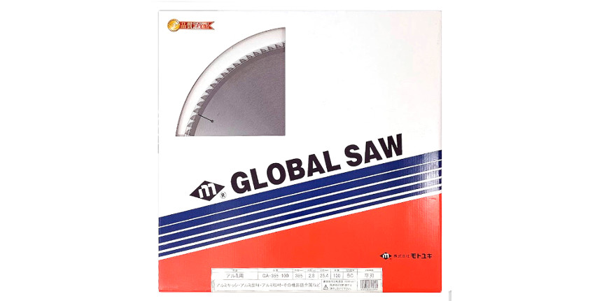 Piła tarczowa do cięcia aluminium GLOBAL SAW 355 x 2,8/2,2 x 25,4mm / 100z CERMET
