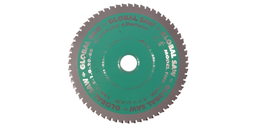 Piła tarczowa do cięcia stali nierdzewnej GLOBAL SAW 150 x 1,2/1,0 x 20mm / 60z CERMET