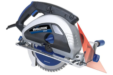 Pilarka Evolution Power Tools EVOSAW230 z tarczą TCT do cięcia stali