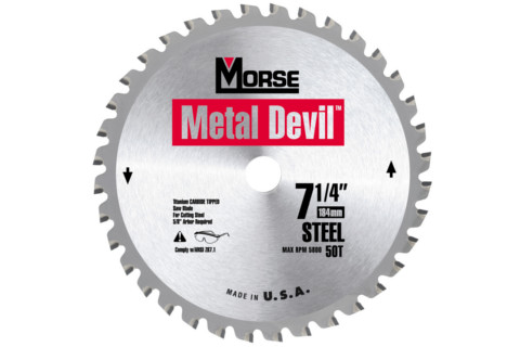 Piła widiowa TCT do cięcia stali Metal Devil 184mm / 50z