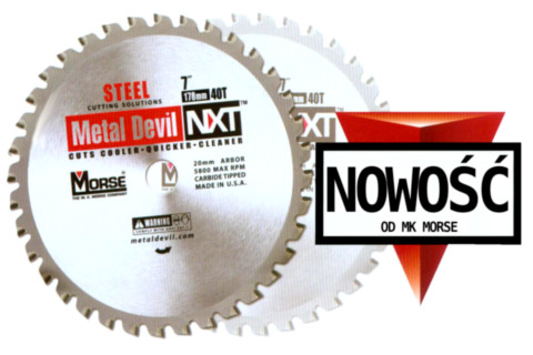 Piła widiowa TCT do cięcia stali Metal Devil NXT 165mm / 40z